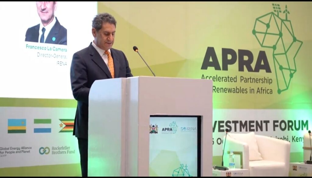 Francesco la Camera, Director General IRENA